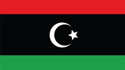 Libya Flag for Independence Day and infographic Vector illustration. Stock Illustration