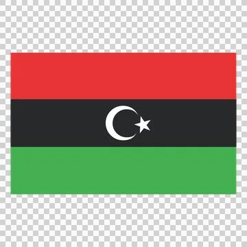 Libya flag vector illustration, libya national flag design. Иллюстрация