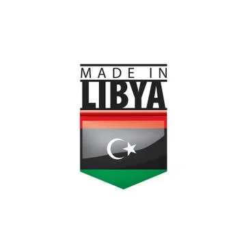 Libya flag, vector illustration on a white background Stock Illustration
