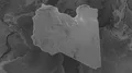 Libya - hub of the world. Grayscale 4k or 4k+ Resolution