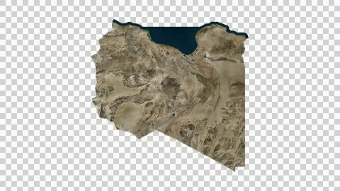Libya Map Stock Illustration
