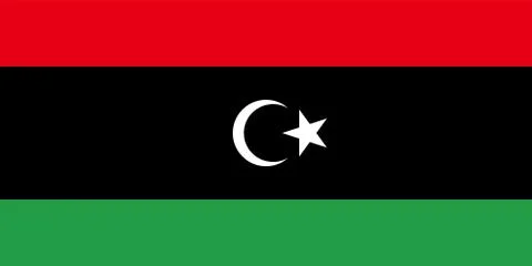 Libya national flag vector graphics design 스톡 일러스트