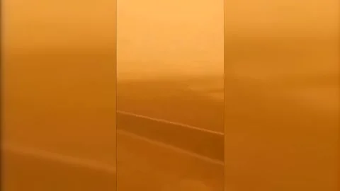 Libya: A sand storm hit Benghazi Stock Footage 276528587