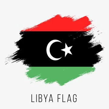 Libya Vector Flag. Libya Flag for Independence Day Stock Illustration