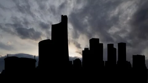 Libyan Capital Tripoli, Time Lapse at Sunrise with Fast Clouds, Libya Stock Footage 260486718
