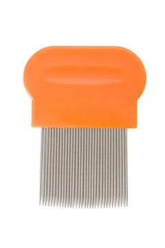 Lice comb isolated on a white background. Stock Photos