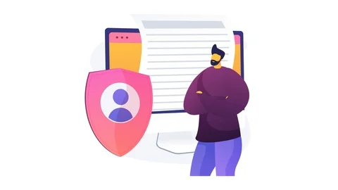 Licence agreement 4K loop animation. Stock Footage 127861355