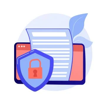 Licence agreement vector concept metaphor Stock Illustration