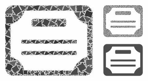 License Composition Icon of Bumpy Elements Illustrazione stock