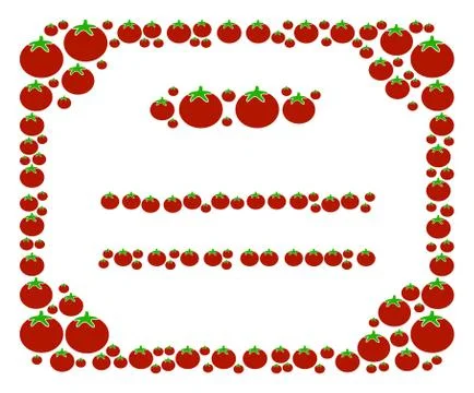 License Composition of Tomato Illustrazione stock