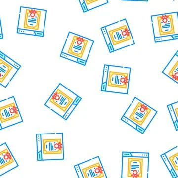 License document vector seamless pattern イラスト素材