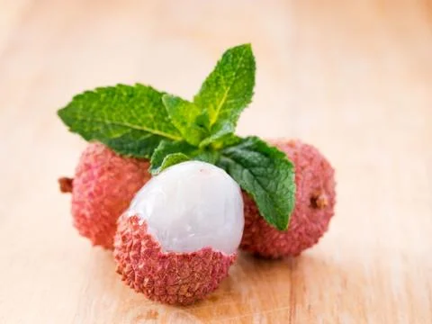 Lichee close up 스톡 사진