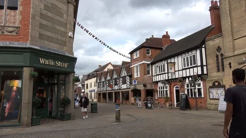 Lichfield, Staffordshire, England. Stock Footage 93093853