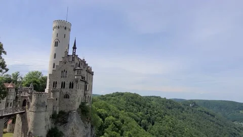 Lichtenstein Castle, Germany, 4K Stock Footage 167278731