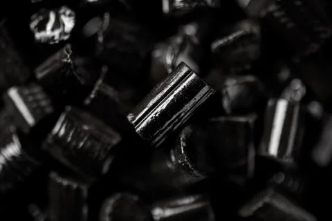 Licorice Lozenges Stock Photos