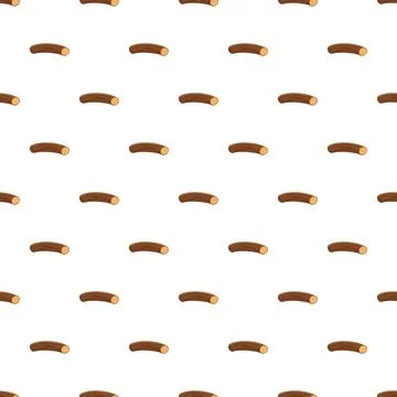 Licorice root herb seamless pattern traditional medicine Illustrazione stock