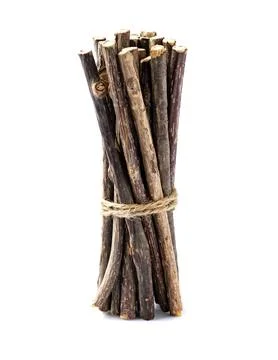 Licorice root isolated Stock Photos