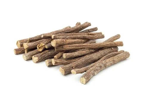 Licorice roots Stock Photos
