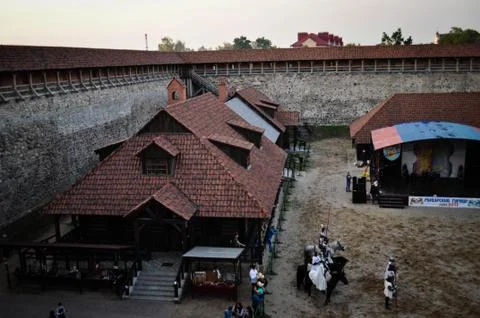 Lida Castle Stock Photos