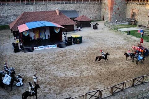 Lida Castle Stock Photos