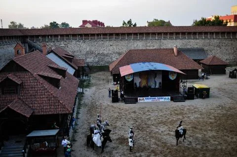 Lida Castle Stock Photos