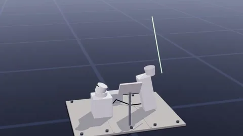 Lidar ceilometer atmospheric science 3d loop 3D animation seamless loop 스톡 동영상 341779471