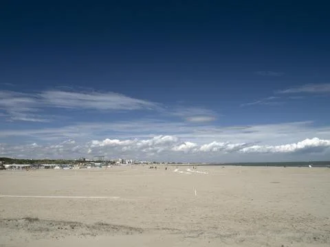 Lidi ferraresi lido ferrara sand beach panorama by the sea Stock Photos