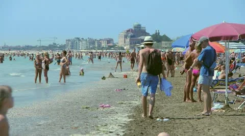 Lido Beach 01 Stock Footage 11582426