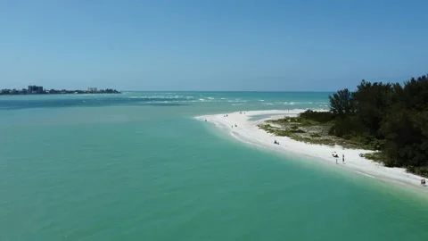 Lido Key Point Stock Footage 153436254
