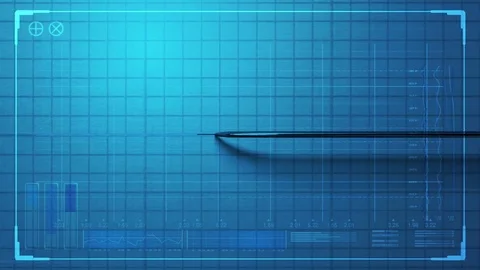 Lie detector and tech data 6 Stock Footage 85404342