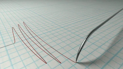 Lie detector animated light perspective upper Stock Footage 38031086