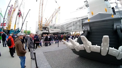 Liebherr mining equipment Stock Footage 126892890