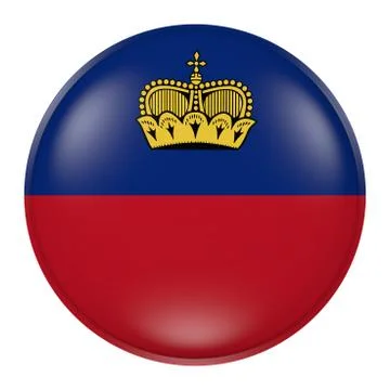 Liechtenstein button Stock Illustration