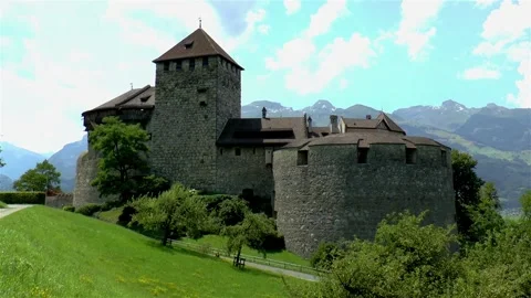 Liechtenstein Castle. Stock Footage 145210348