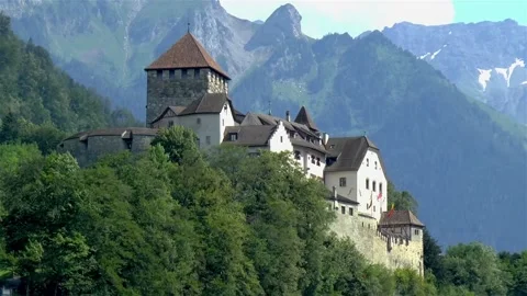 Liechtenstein Castle. Stock Footage 145287545
