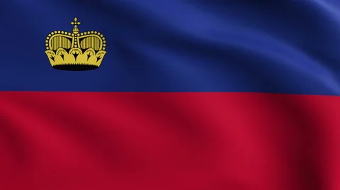 Liechtenstein Flag Background 4k 스톡 동영상 68762586