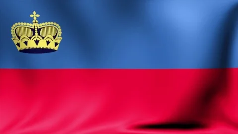 Liechtenstein Flag. Background Seamless Looping Animation. 4K High Definition Stock Footage 71967097