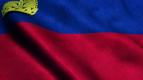 Liechtenstein Flag. Background Seamless Looping Animation. Video stock 226815827