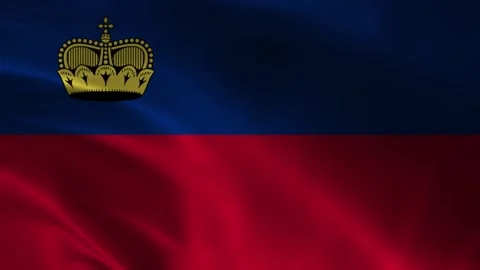 Liechtenstein Flag Stock Footage 336903822