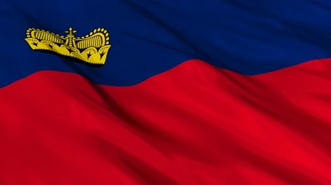 Liechtenstein flag Seamless Vídeo Stock 49087498