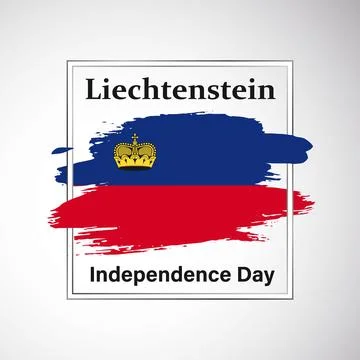 Liechtenstein Independence Day Stock Illustration
