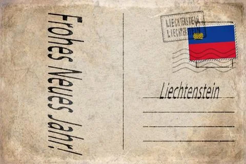 Liechtenstein New Year Background Stock Photos
