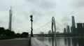Liede Bridge, Canton Tower, Guangzhou, China, Pearl River, Tianhe District, IFC HD Footage