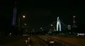 Liede Bridge, Canton Tower, Guangzhou, China, Pearl River, Tianhe District, IFC HD Footage