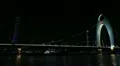 Liede Bridge, Canton Tower, Guangzhou, China, Pearl River, Tianhe District, IFC HD Footage