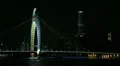 Liede Bridge, Pearl River International Finance Center IFC, Guangzhou Time Lapse HD Footage