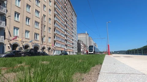 Liege tram Stock Footage 281090284