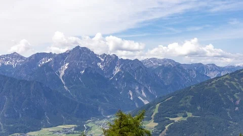 Lienz in late spring time lapse Stock Footage 122471219
