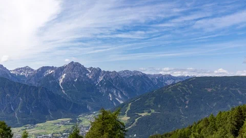 Lienz in late spring time lapse Видео 122473493