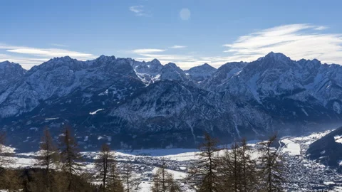 Lienz, Osttirol, time lapse Stock Footage 107317973